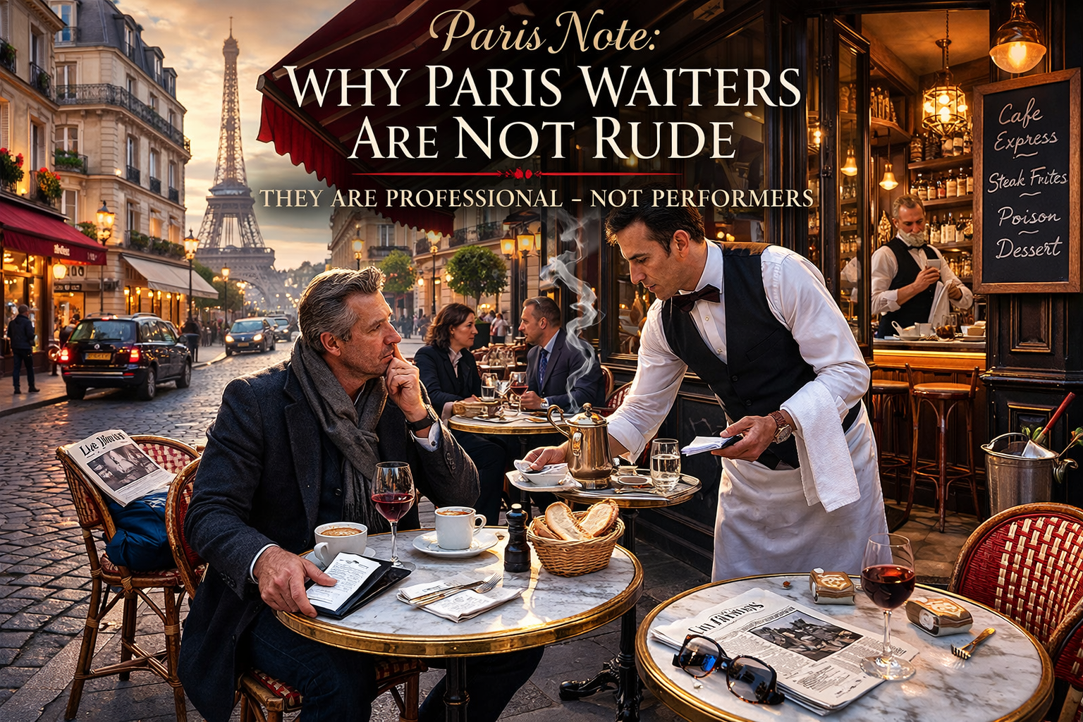 Why Paris Waiters Are Not Rude