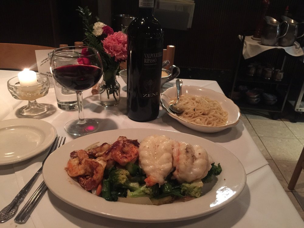 Seafood with Valpolicella Ripasso